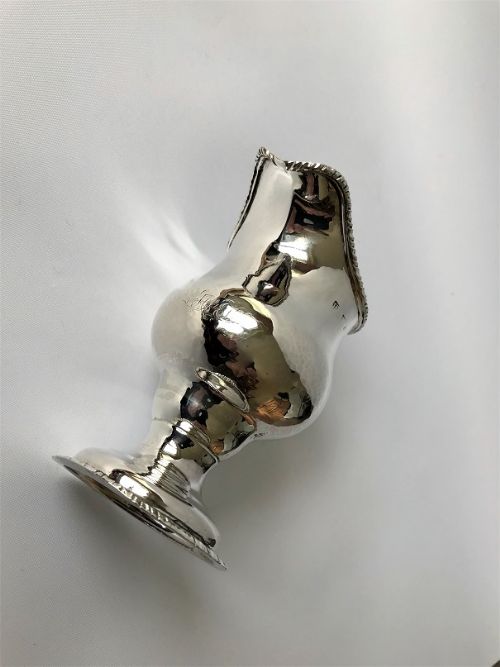 fig 1. A lovely mid 18th Century silver cream jug