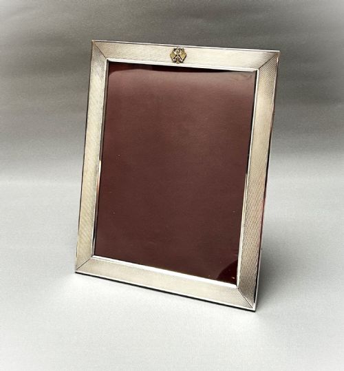 A Handsome Large German Silver Photo Frame