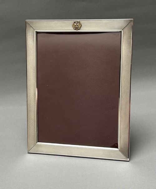 fig 1. A handsome large German silver photo frame