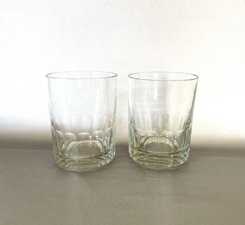 A Very Large Pair of Good Quality Whisky Tumblers