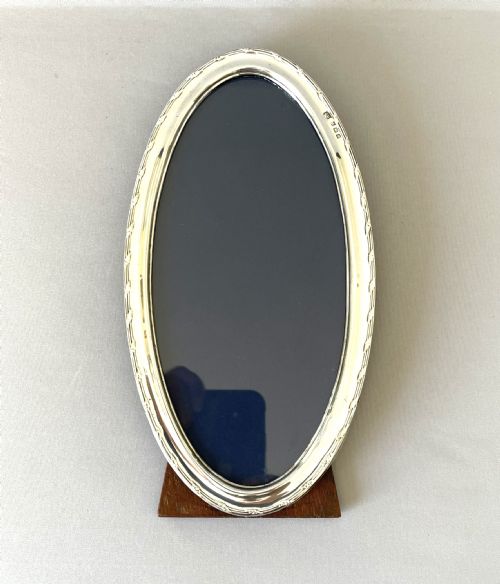 fig 1. An Unusual George V Oval Silver Photo Frame