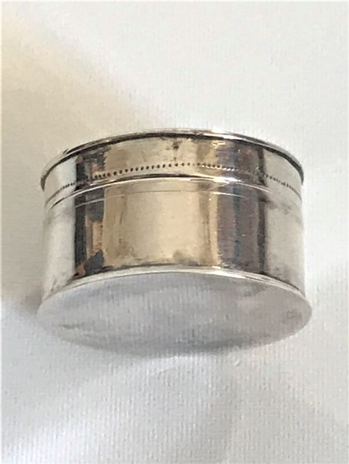 fig 1. A fine late 18th Century silver patch box