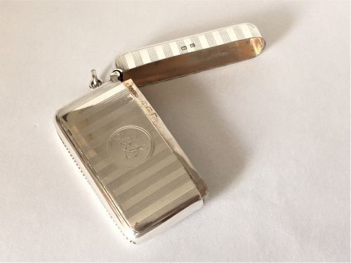 fig 1. A good quality George V silver vesta
