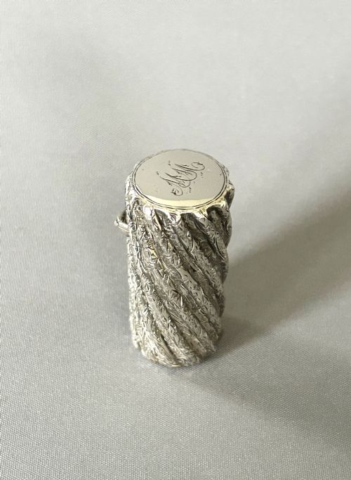 fig 1. A superb Sampson Morden Victorian silver scent bottle