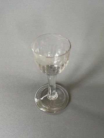 fig 1. A gorgeous 18th Century cordial glass