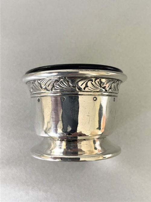 fig 1. A Rare Liberty & Co. Silver Three Piece Cruet
