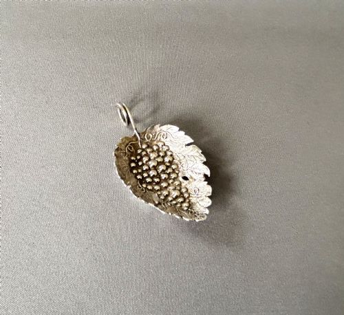 A Desirable Georgian Silver Leaf Caddy Spoon