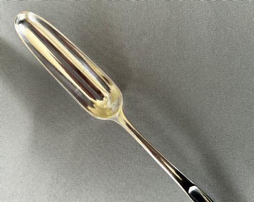 fig 1. A late 18th Century silver marrow scoop