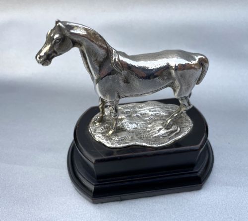 fig 2. A Fabulous Victorian Cast Silver Horse Figure