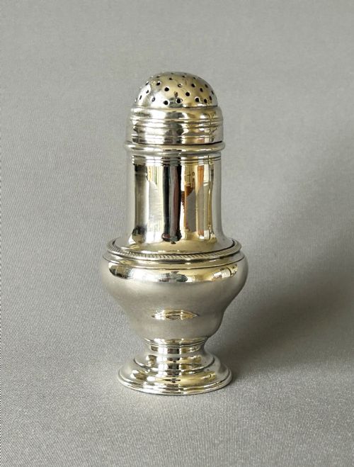 A Rare 18th Century Silver Muffineer