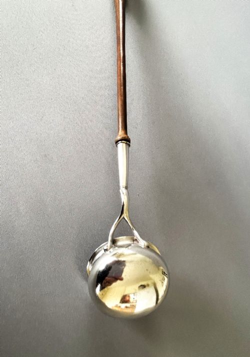fig 1. A rare mid 18th Century Scottish silver punch ladle