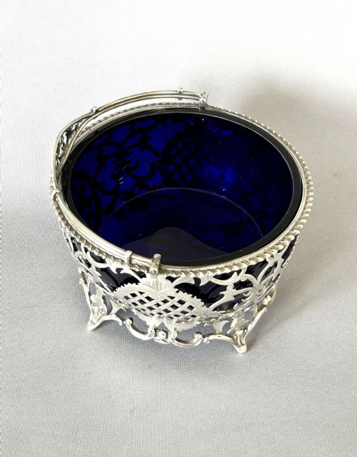 fig 1. A gorgeous late Victorian pierced silver basket