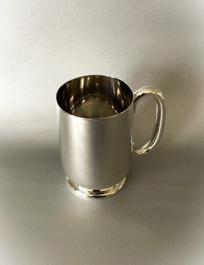 fig 1. An imposing Chester silver pint mug