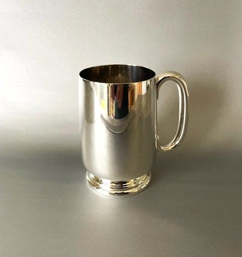An Imposing Chester Silver Pint Mug