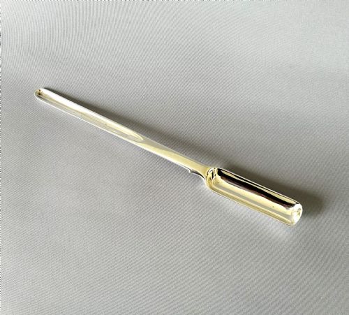 A Rare Georgian Irish Silver Marrow Scoop with Possible Military Interest