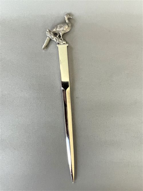 A Rare Victorian Silver Game Skewer by a Female Silversmith