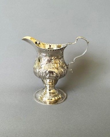 A Gorgeous 18th Century Silver Cream Jug