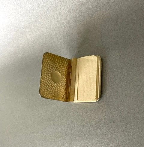 fig 1. An Arts & Crafts Edwardian Miniature Silver Notebook