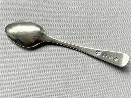 fig 1. A Rare Miniature Georgian Silver Spice Spoon
