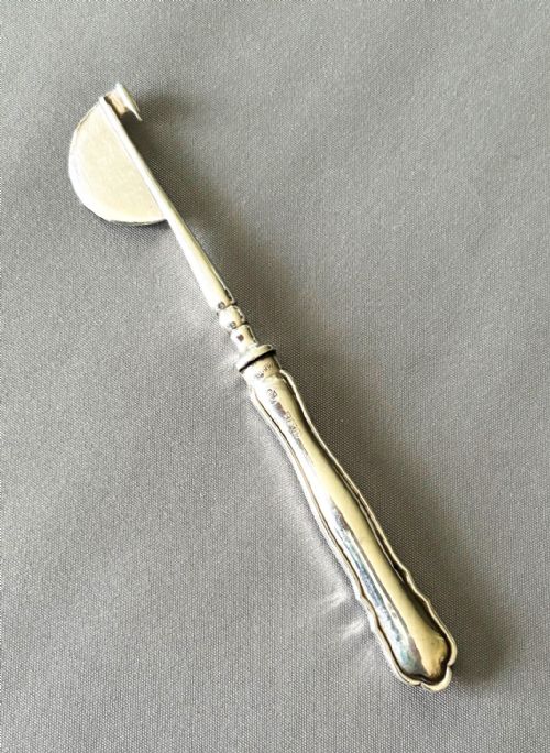 A Rare Edwardian Silver Handled Orange Peeler
