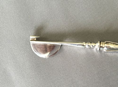 fig 1. A rare Edwardian silver handled orange peeler