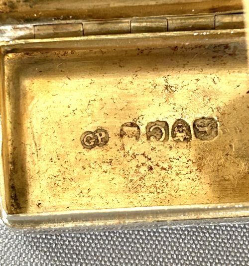 fig 1. A gorgeous Georgian Regency silver vinaigrette