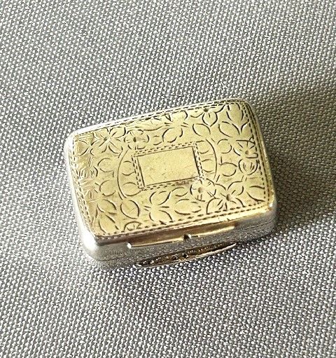 A Charming George V Small Silver Vinaigrette