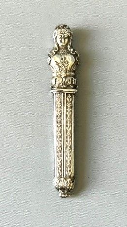 A Fabulous Early 19th Century French Silver Needle Case