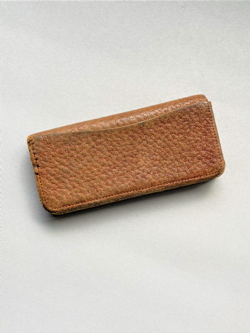 fig 1. An Edwardian leather silver mounted purse/wallet