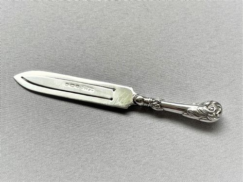A Gorgeous George V Silver Bookmark