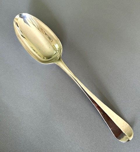 A Fabulous Early George II Silver Tablespoon