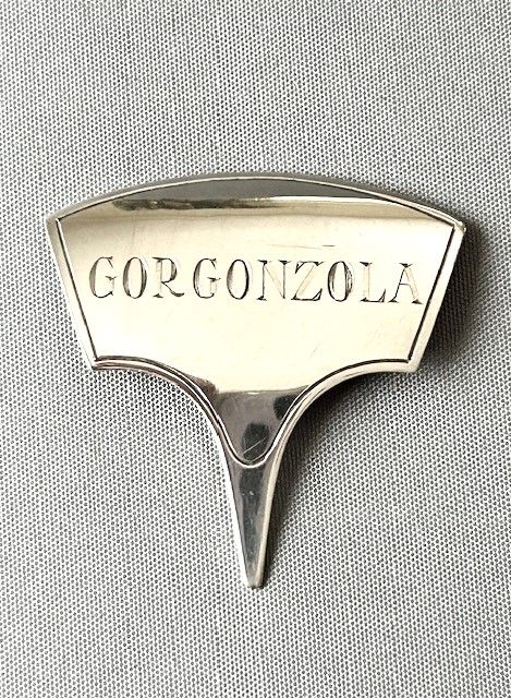 A Rare Hallmarked Silver Gorgonzola Cheese Ticket