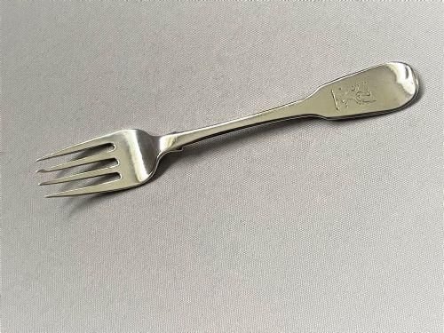 Irish Georgian Silver Oyster Fork