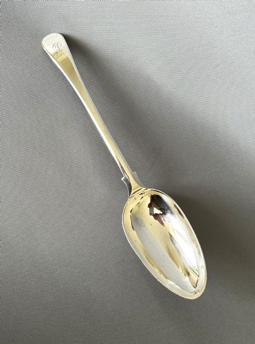 A Fabulous 18th Century Newcastle Silver Table Spoon