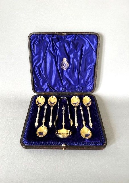 A Fabulous Victorian Silver Gilt Afternoon Tea Set