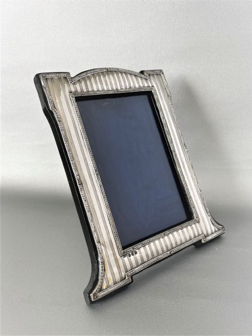 A Handsome Art Deco Silver Photo Frame