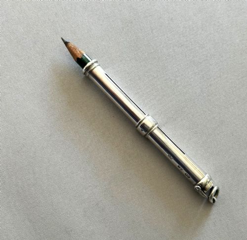 A Mid-victorian Sampson Morden Silver Propelling Pencil