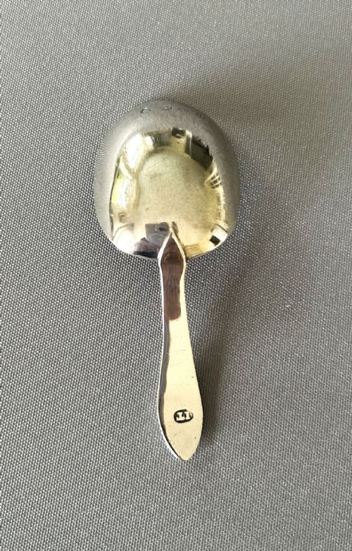 fig 1. A charming Georgian Regency silver caddy spoon