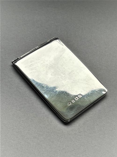 Superb Edwardian Silver Wallet/stamp Case