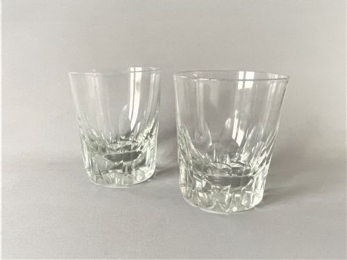 A Quality Pair of Victorian Cut Glass Whisky Tumblers