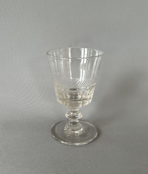 fig 1. A handsome early Victorian cut glass wine bucket