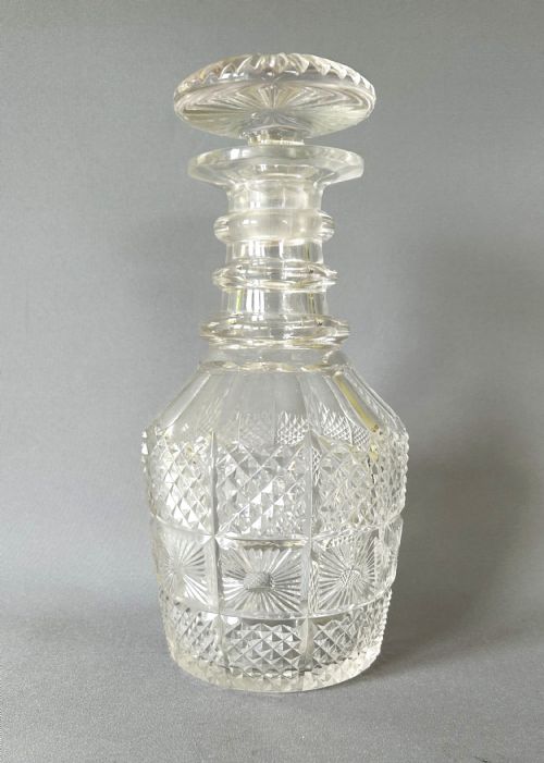 fig 1. A handsome full sized Victorian cut glass decanter
