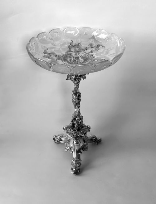 fig 1. A magnificent Elkington early Victorian silver plated centre piece