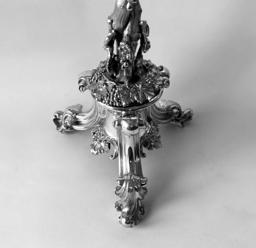 fig 2. A magnificent Elkington early Victorian silver plated centre piece
