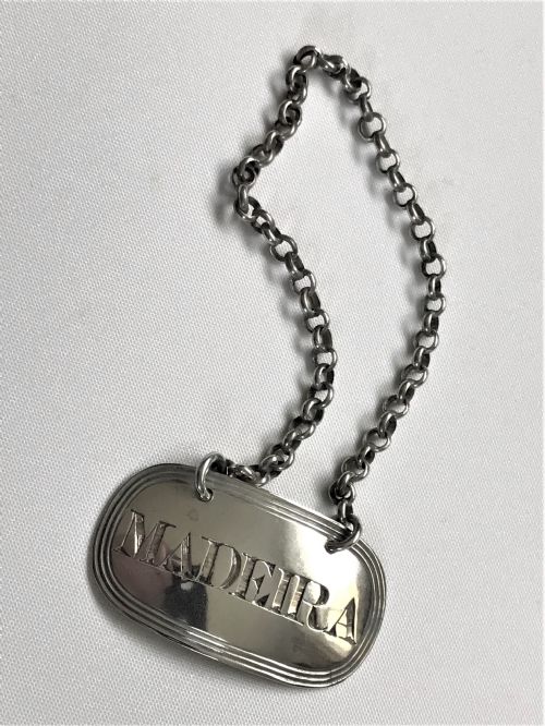 A Georgian Silver Madeira Label