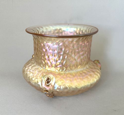 A Fabulous Iridescent Kralik Martele Art Nouveau Vase