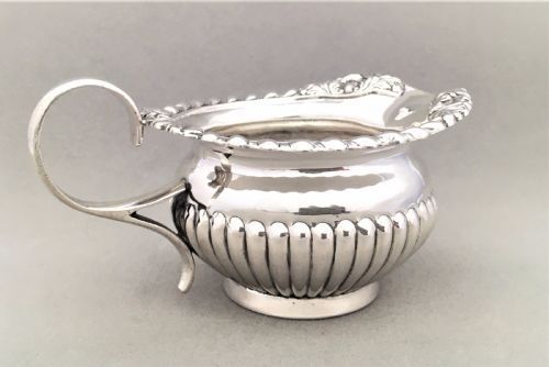 A Fine Chester Silver Edwardian Cream Jug