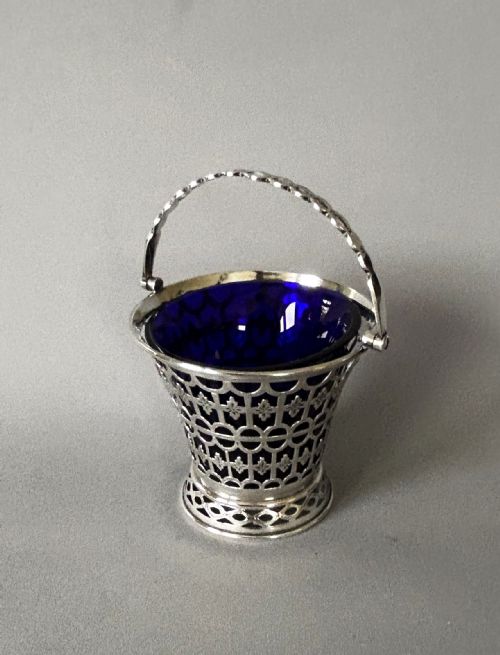 A Late Victorian Silver Swing Handled Basket