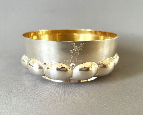 fig 1. A gorgeous late Victorian silver gilt Arts & Crafts bowl