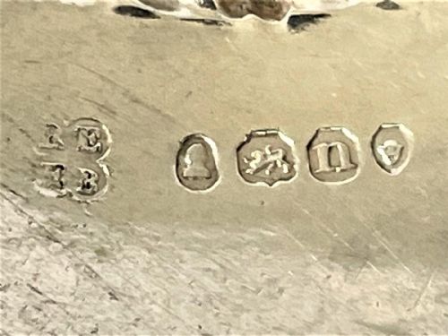 fig 1. A rare Georgian silver Bucellas label